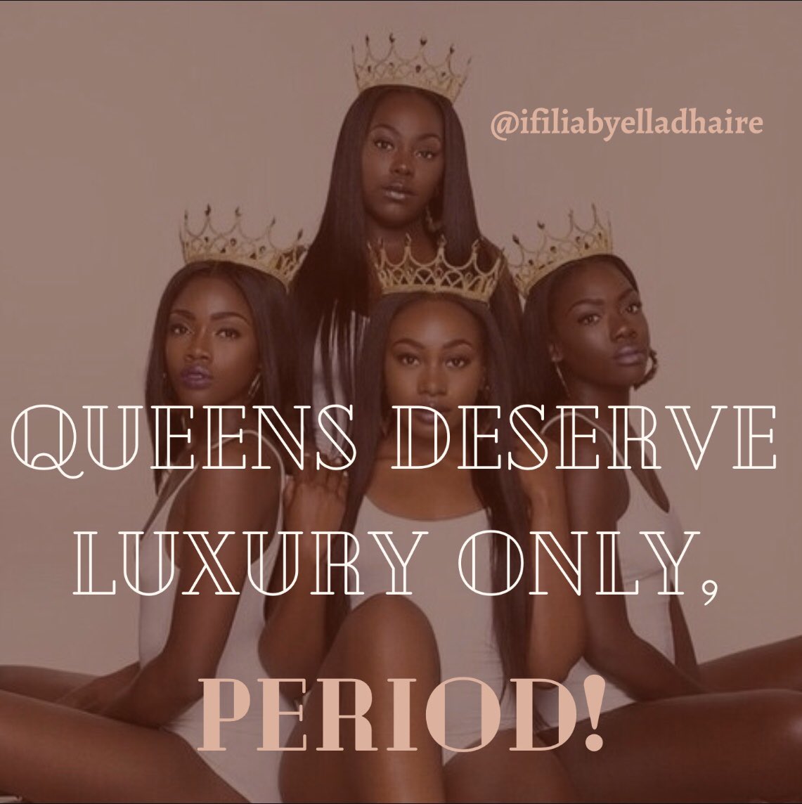 Every woman is queen and must be treated as one 🌟✨

#comingsoon #luxuryhairabuja #wigmakerabuja #gluelesswigsabuja #hairblog #ifilia #humanhairextensions #custommadewigs #affordablewigs