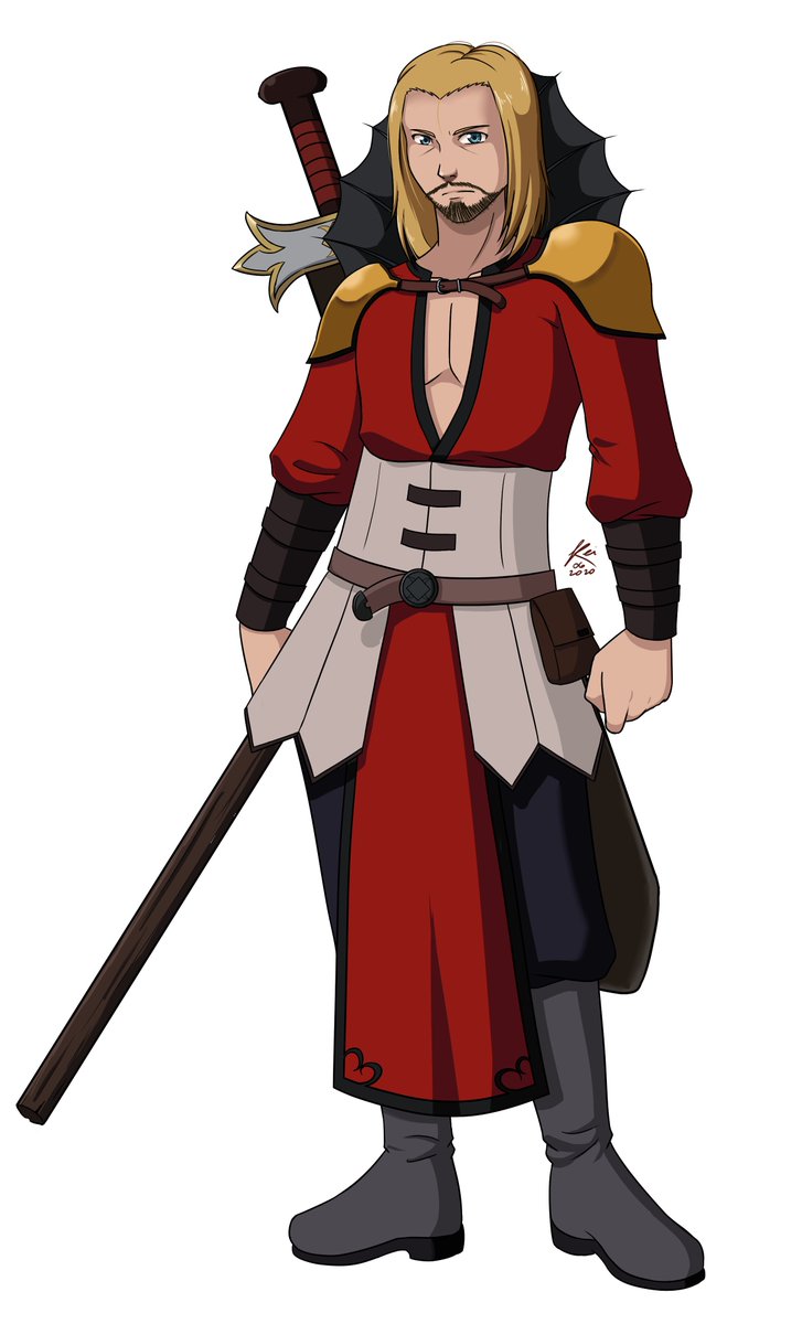 KristaL_Dawn07's tweet photo. Today on #Kaedraws: the other two finished #commissions from last week's con!

L: @mare_ry 's character Sienna
R: A high school buddy's mage-barbarian character (I wasn't given a name and I forgot to ask oof)

#digitalart #myart #krisart #DnD #DnDplayercharacter #DnDPC https://t.co/WXSfEBvo6w