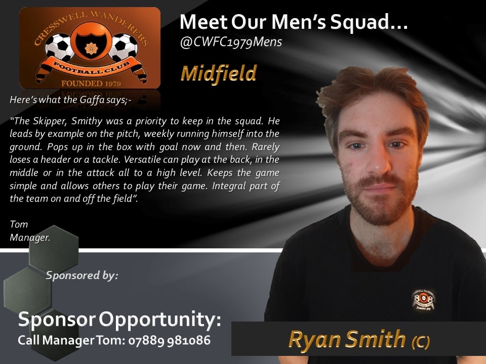 CWFC1979's tweet photo. “Being captain of this club, is a huge honour...!” 

Please meet;
👉🏼 Womens team captain Sophie Ball 
👉🏼 Mens team Captain Ryan Smith. 

We wish you both every success as we continue to drive forward the vision of this great club... 

#SeniorCaptains #TheTangs 🧡🖤 https://t.co/e7qOvCI6lF