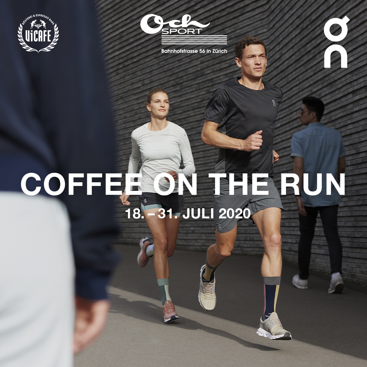 Täglich vom 18. Juli - 31. Juli, Coffee on the run
Erlebe Laufen wie auf Wolken und lerne gleichzeitig einige unserer liebsten Stopps für einen Kaffee in der Stadt Zürich kennen – natürlich inklusive einer Gratis-Kostprobe bei jedem Halt. Start und Ziel bei Och Sport.
#on #och