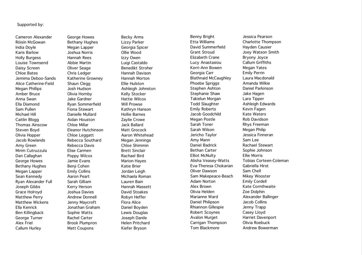 Representation is extremely important in the arts. Change must come from Drama schools and Universities first. This is why we have written to University of West London &amp; London College of Music to demand positive change.
I stand by positive change at LCM. #changeforLCM