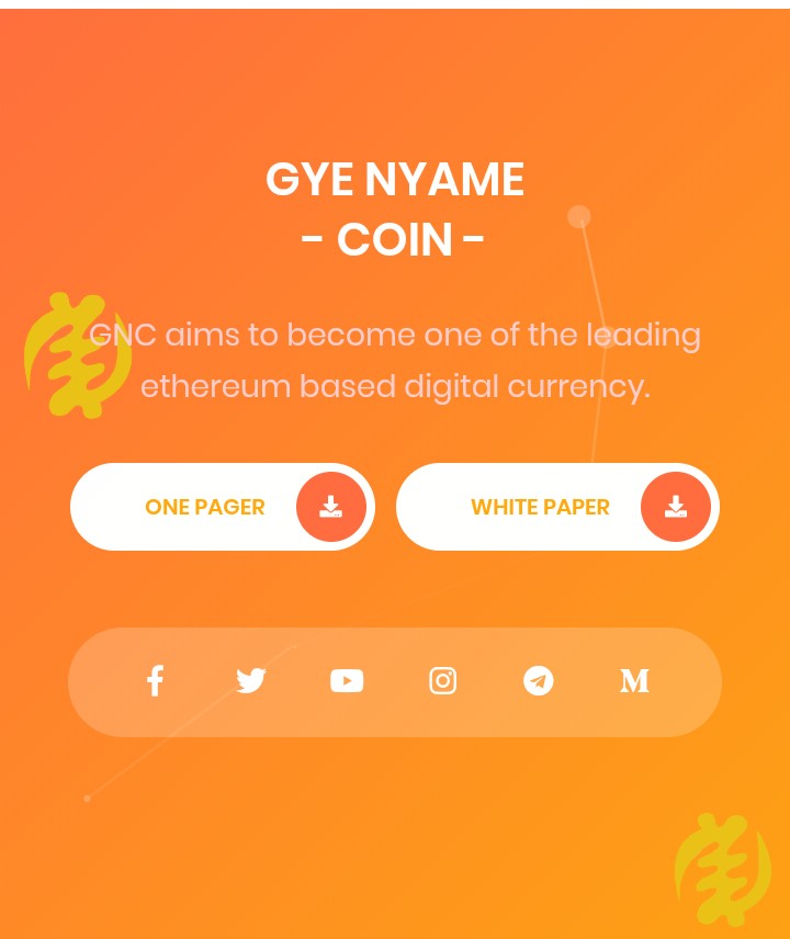 Gyenyamecoin's tweet photo. 📢 GNC WEBSITE IS LIVE !

Lets All Visit The Website To Know More About GNC Projects !. https://t.co/ZHq7EcOnl4