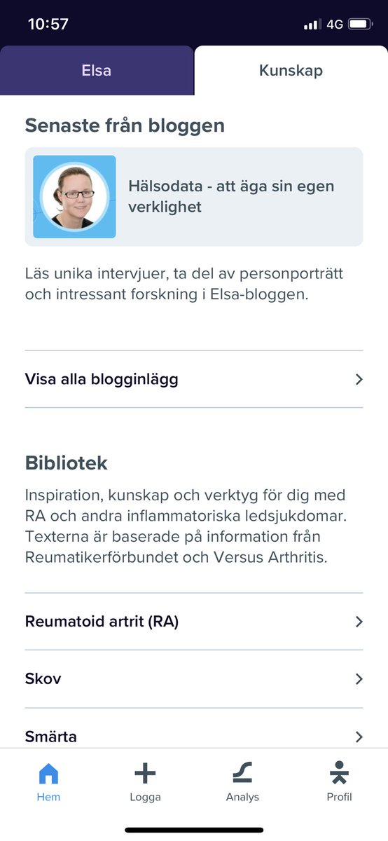 para_jenny's tweet photo. Kunskap är styrka och kan hjälpa till att navigera i det nya normalläge som en kronisk diagnos innebär. Jag är sååå stolt över allt arbete som lagts ned i @ElsaScience nya ”Kunskap”, viktigt på riktigt! ❤️#egenvård #fightRA #NewNormal https://t.co/KcId8PJL0n