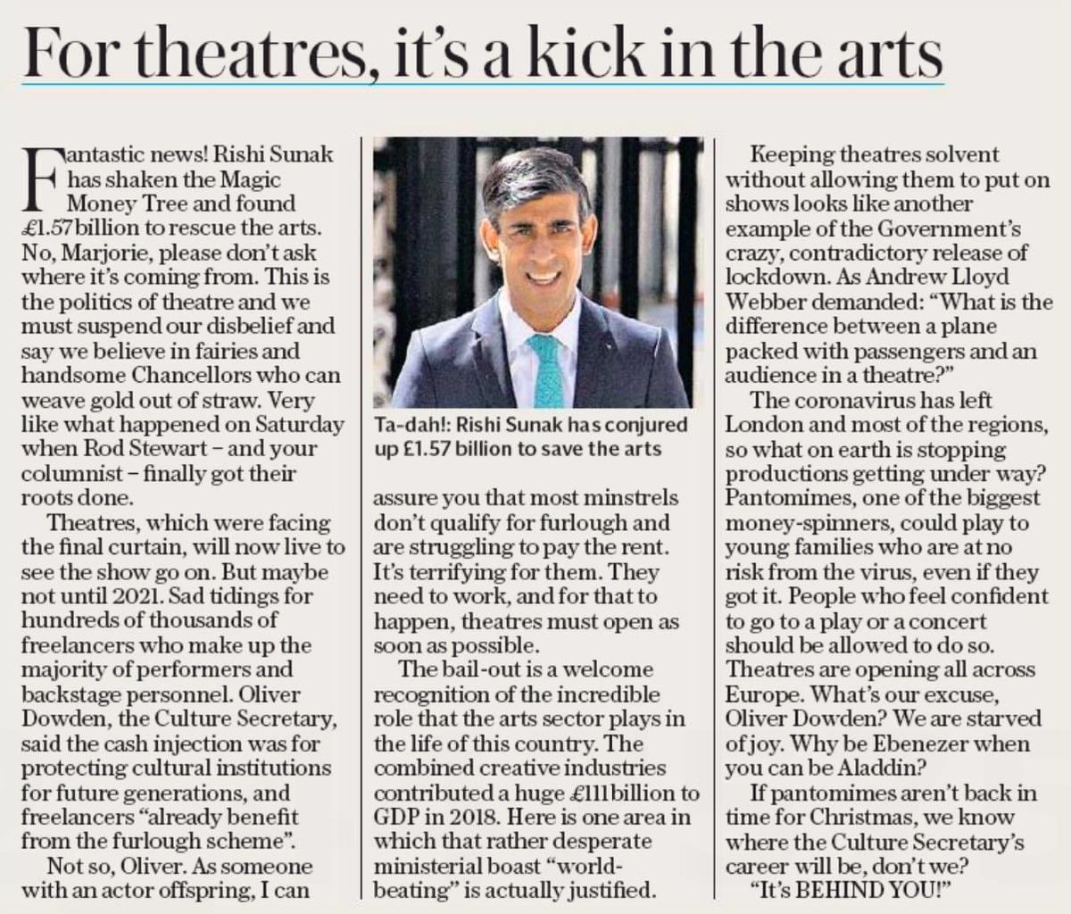 N1CKW1NSTON's tweet image. Allison Pearson - @Telegraph #SaveTheArts @OliverDowden