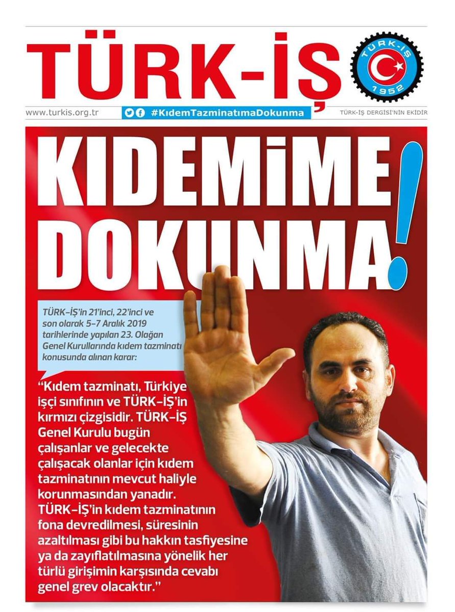 #Kıdemigündemdençıkarın
Geleceğimizle oynamayın..
<a href="/HMBakanligi/">T.C. Hazine ve Maliye Bakanlığı</a> 
<a href="/ailevecalisma/">Cshabakanligi</a> 
<a href="/turkiskonf/">TÜRK-İŞ</a> 
<a href="/Guvenlik_is/">Güvenlik-İş Sendikası</a>