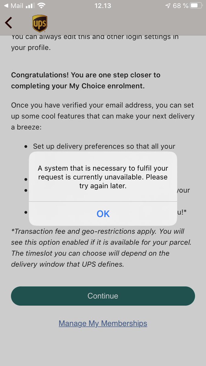 I just love the user experience of the <a href="/UPS/">UPS</a> app. So 1960s! 😃#UserExperience