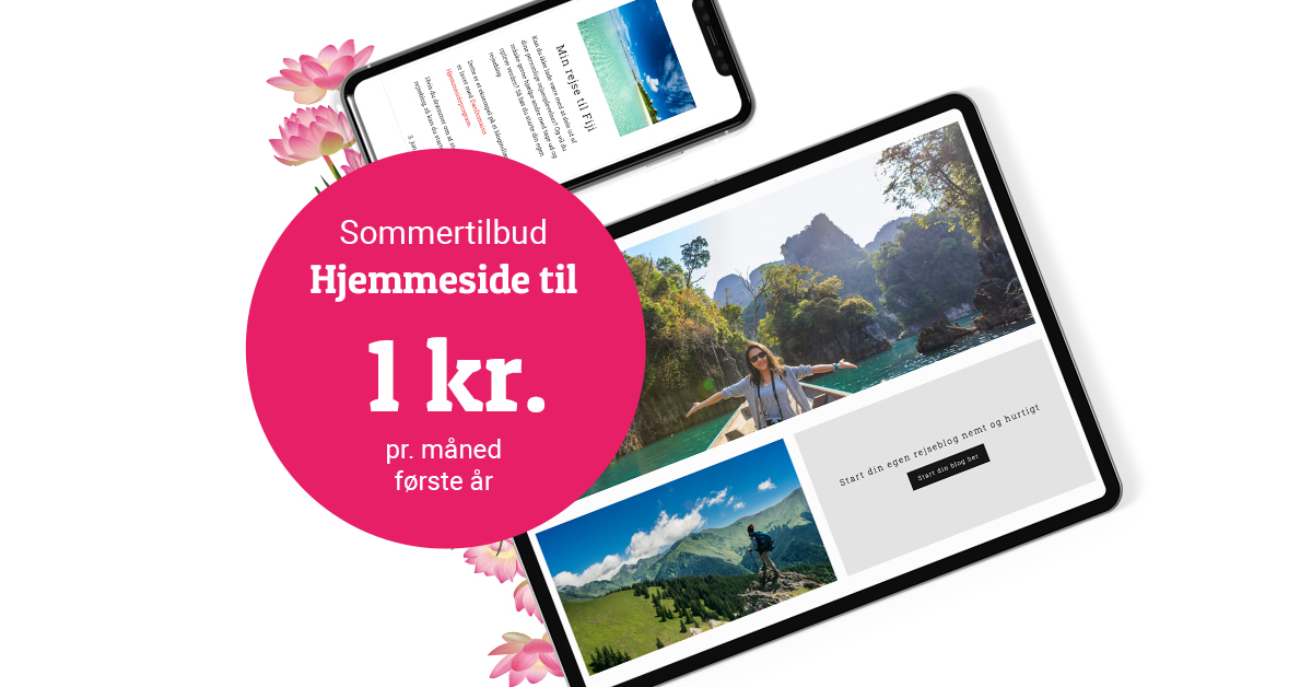 dandomain's tweet image. Lav din egen hjemmeside nu. Aldrig har det været billigere!

For kun 1 krone om måneden kan du få det populære Hjemmesideprogram, hvor du nemt og enkelt kan lave din helt egen hjemmeside - uden at kode.

Læs mere her: dandomain.link/hjemmesideprog…