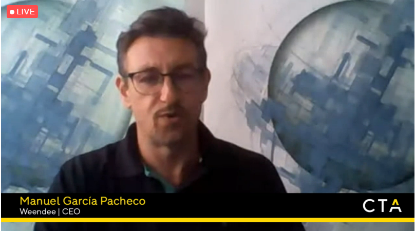 CTAndalucia's tweet photo. En primer lugar, estamos conociendo el proyecto de
@weendeetech que presenta su CEO 👉 Manuel García Pacheco

Control y monitorización en tiempo real de espacios cerrados para evitar aglomeraciones de personas

#Innovación #Turismo #PostCOVID19 https://t.co/NPyNiyxUm0