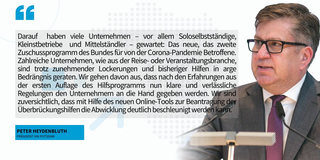 Kleine und mittelständische Unternehmen (#KMU), #Selbstständige sowie gemeinnützige Organisationen können ab sofort weitere Hilfen beantragen. Der Bund hat heute die Internetseite für #Überbrückungshilfen in der #Coronakrise freigeschaltet. ➡️ bit.ly/3fc3OcL