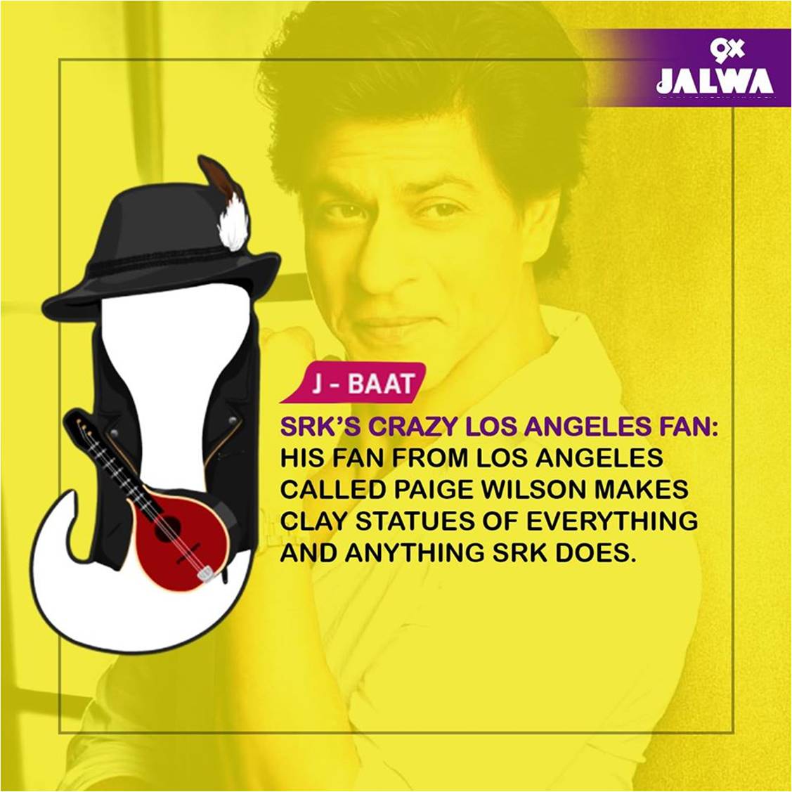 9XJalwa's tweet photo. All you SRK fans, what is the craziest thing you have done for your idol?
#ShahRukhKhan #Shahrukh #srk #srk28 #srk28goldenyearscdp #KingKhan #Fanfare #fanchantchallenge https://t.co/YTJfZMf1Cj