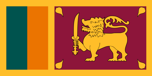 Sri Lanka. 10/10. A golden lion holding a sword. FUCK YEAH! The four Bo leaves represent Buddhism. The stripes represent the two main minorities: the orange representing the Sri Lankan Tamils and the green representing Sri Lankan Muslims. This flag was adopted in 1972.