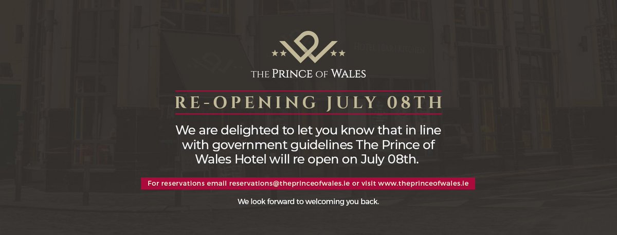 We are back in business
#princeathlone #athlone 
theprinceofwales.ie