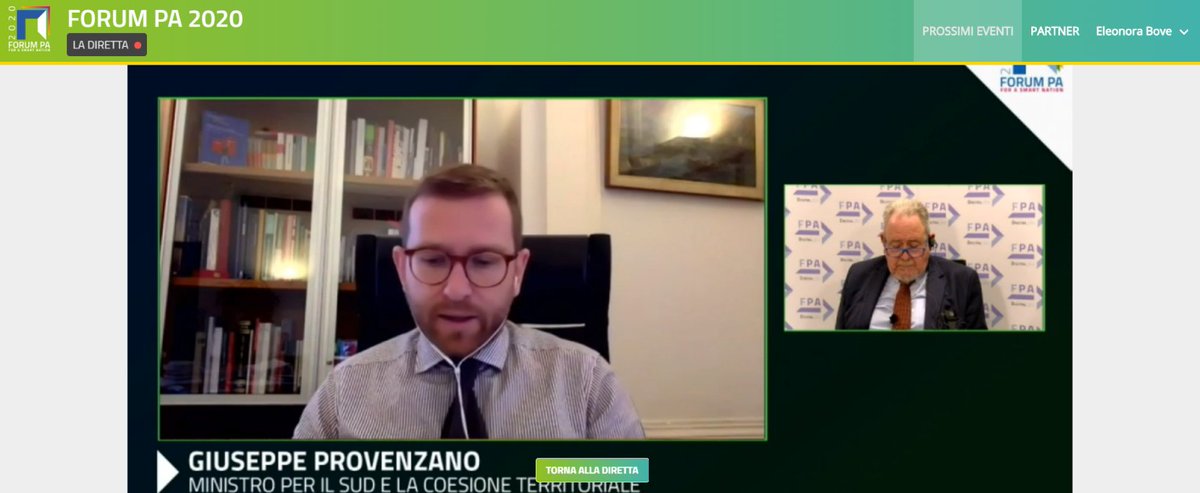 FPA_net's tweet image. Il Ministro per il Sud e la coesione territoriale, Giuseppe Provenzano a #forumpa2020 "non vogliamo più un modello di sviluppo che abbia delle concentrazione di ricchezza che minano il nostro sviluppo stesso. A maggior ragione così territoriale"