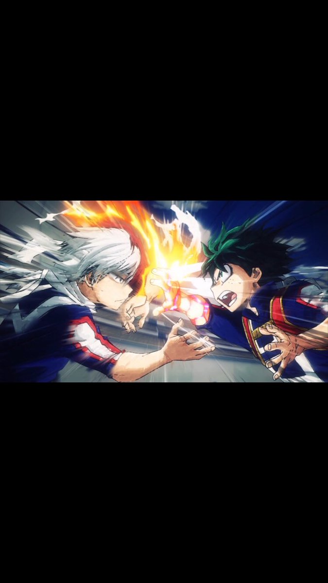 bayart_mathieu's tweet photo. @ki_oon_Editions @MangaGabi De loin Shoto contre Izuku lors du championnat du lycée https://t.co/AifxhlHdo8