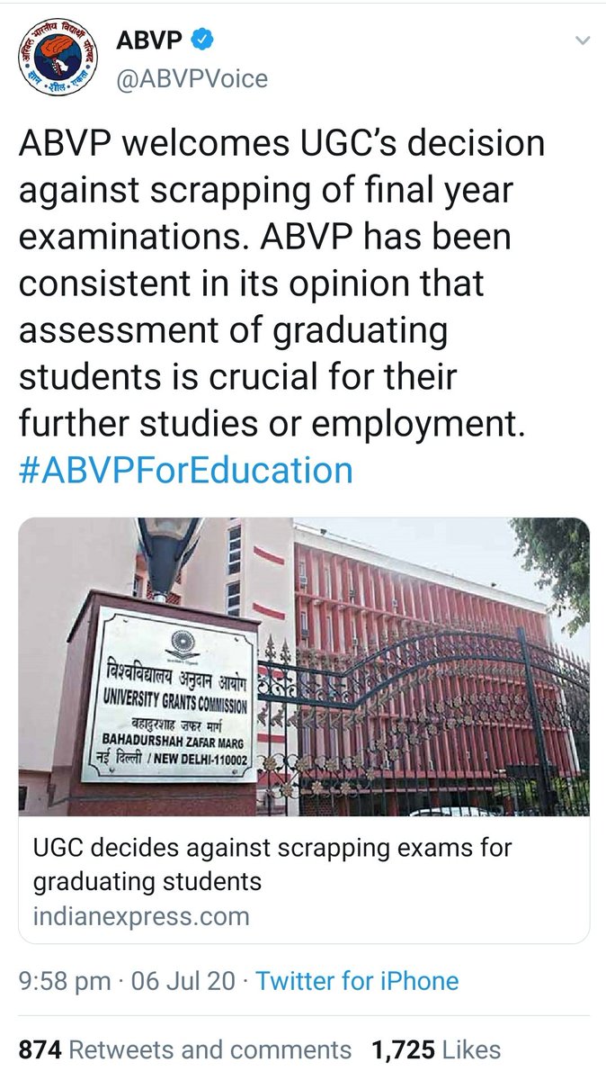 shiva_congress's tweet photo. The hidden snake who was claiming to be India's biggest student organisation #abvp coming days students will show u a good lesson 
#SayNoToABVP
#SayNoToUGCGuidelines @nsui
@Neerajkundan @guptar @VenkatBalmoor @DrRPNishank @ugc_india https://t.co/PqDlU0cFzt
