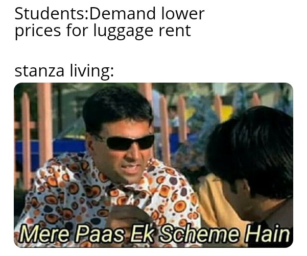 KhushiA39433581's tweet photo. @stanzaliving demanding luggage rent in pandemic
#BoycottStanzaLiving #saynotostanza
@aditbhadauria @ShreyaAdhikari_ https://t.co/kvyICSXcBg