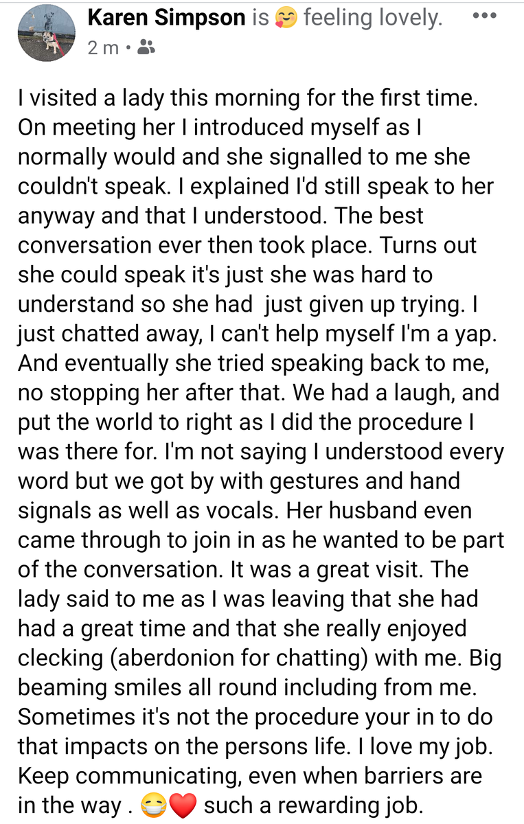 #communitynursing #proudtobenhsg.