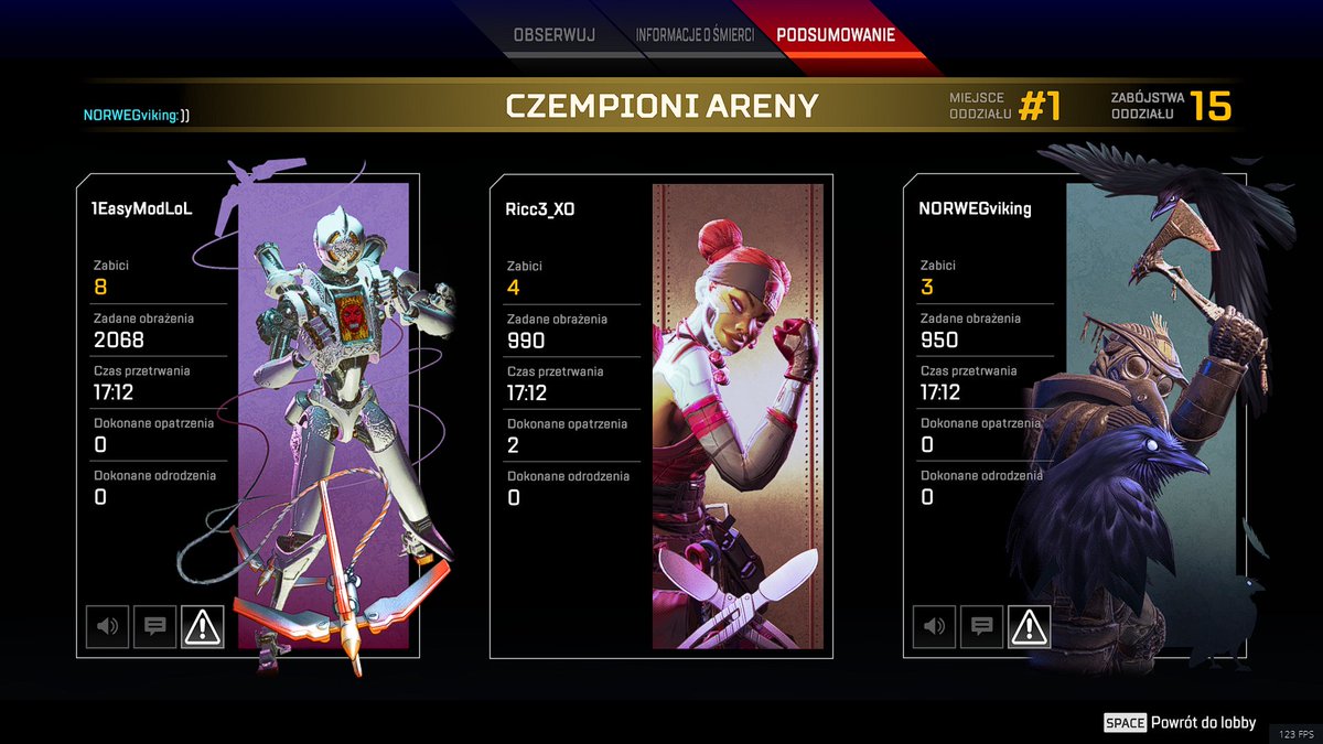 Ricc3_'s tweet image. u nieznanego #streamer'a podsumowanie wczorajszego #streama z #ApexLegends.. 🙃🤪 szału co prawda nie było ale coraz bliżej jesteśmy z powrotem platyny IV 🙃

#rankedy_z_randomami #ApexLegendsSeason5 #Apex