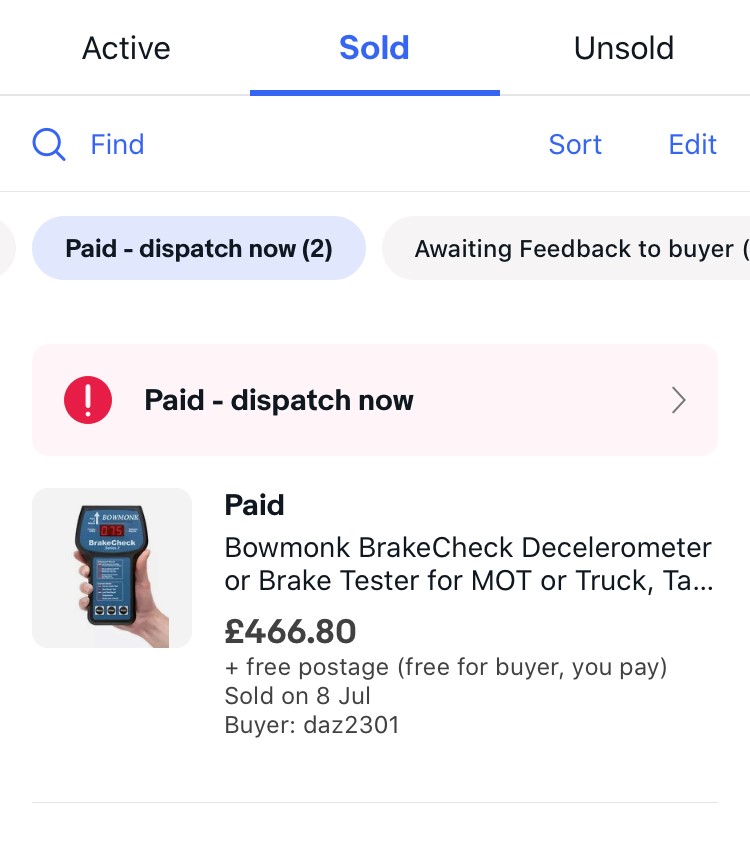 aideMOTproducts's tweet photo. Sold Sold Sold!
#Bowmonk BrakeCheck #Decelerometer or #Brake Tester for #MOT or Truck, #Tapley Meter
MOT centres use this device as back up to the roller tester but used in principal on 4x4 vehicles
Order shooting off to Darren Lindsay Of Bury -Thanks Pal!
https://t.co/6q8WOqvvVI https://t.co/OfrPwi5UkF