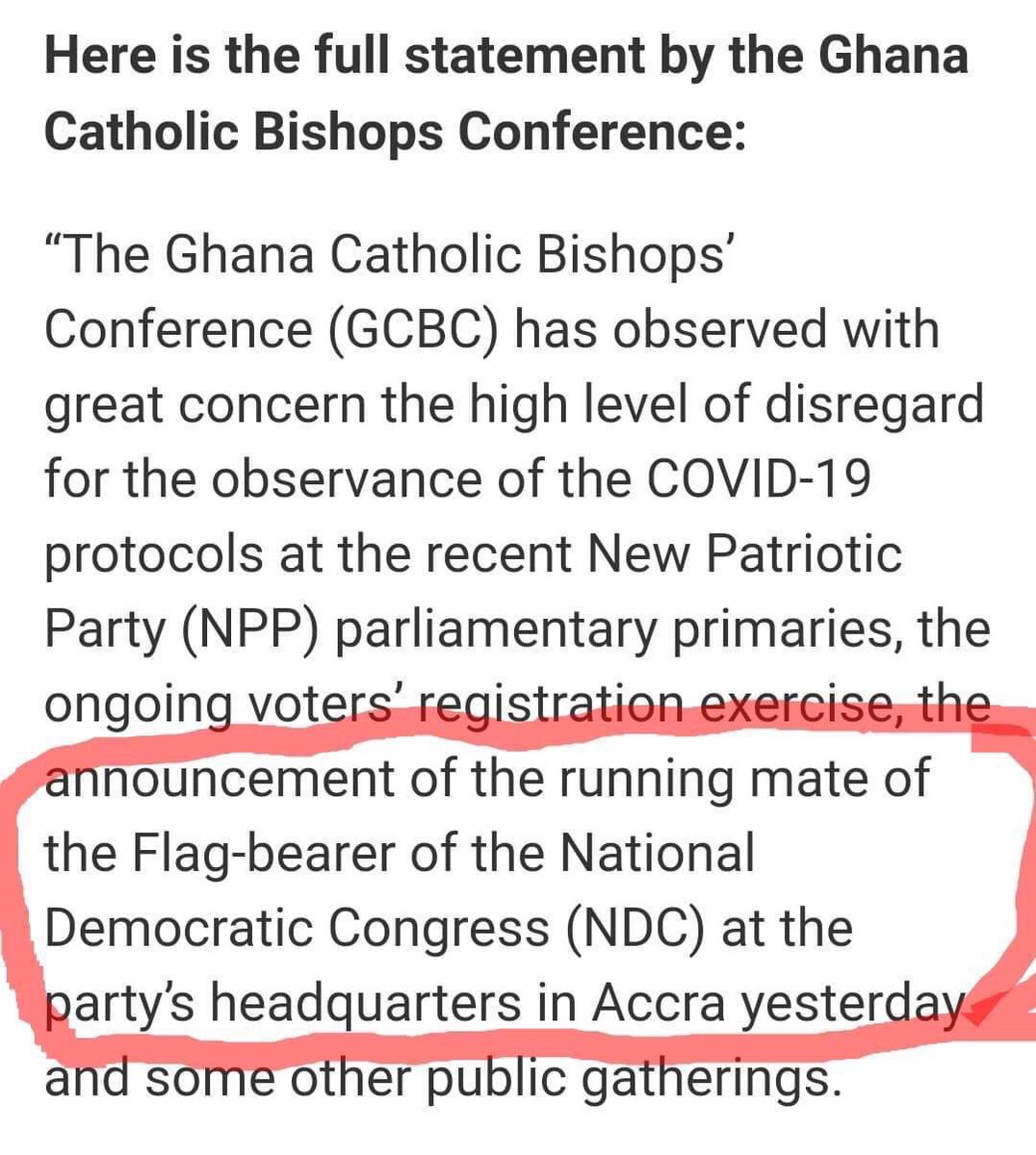 Clearly some of my dear Bishops have long abandoned their pulpits to do politics. I hate to be the one saying this, but a man can be a spiritual leader and still double as a hypocrite. 

Let no one be deceived. It’s possible!