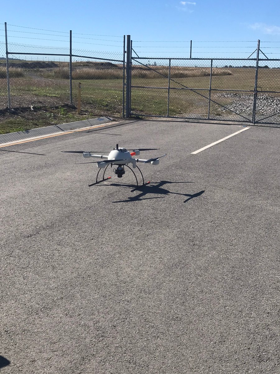 geocirrus's tweet photo. A great day at the office - sunny &amp; minimal wind - perfect conditions to fly our @MicrodronesUAVs MD4-1000. We recently captured high resolution data (approx 0.6cm GSD) to assist our client in producing detailed 3D models, enabling accurate calculations of stockpile volumes. #UAV https://t.co/fDF8Pecu4x