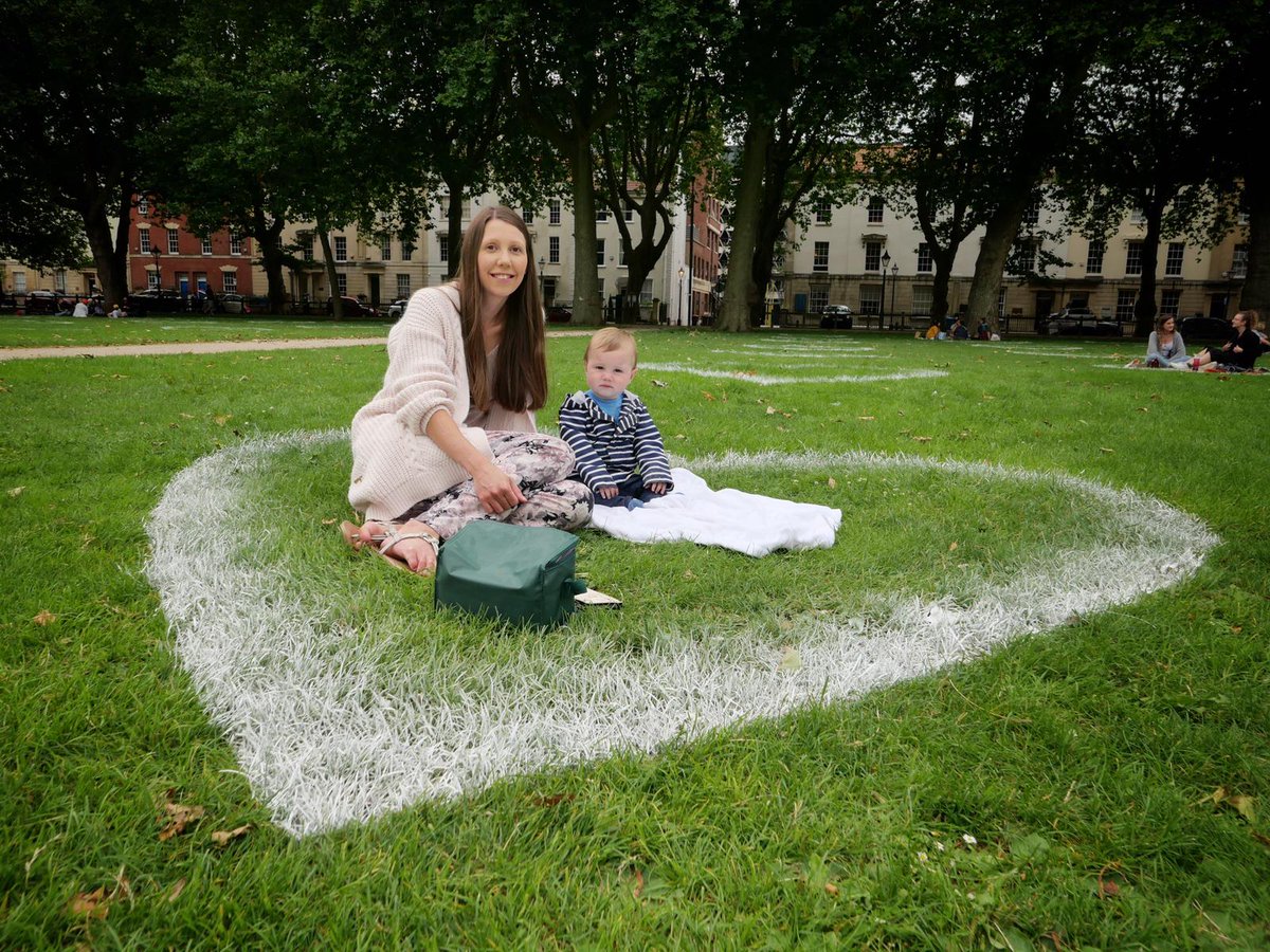 BristolBID's tweet photo. 💙 Bristol’s businesses have come together to launch #BristolTogether, a new initiative to safely reopen the city, kicking off with the creation of 𝟯𝟳𝟰 𝗴𝗶𝗮𝗻𝘁 𝗵𝗲𝗮𝗿𝘁𝘀 painted throughout its green spaces.

👉 Read more here: https://t.co/Qmy0dnS79T https://t.co/c8WpjL8vnQ
