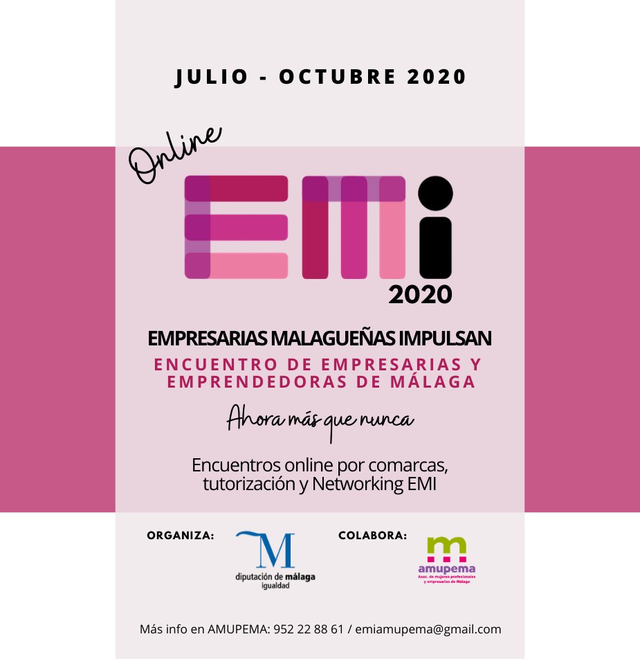 PTV_Malaga's tweet photo. #ALaCarta📺

Esta semana en #Código84, hablamos con:

👩🏻‍💼@Amupema sobre las jornadas #EMI2020 (Empresarias malagueñas impulsan)
⛳@anoretagolf 
🏡@Ruralidays 
💄 DNI School make up

📹 https://t.co/jeMbCDCSMD

#Economía
#Empresas https://t.co/zOOe6LlQfQ