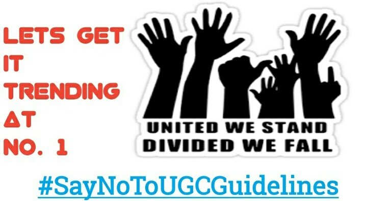 Ravi190296's tweet photo. #SayNoToUGCGuidelines 
Latest UGC guideline is against Students interest

Students health must be the priority

Govt must rethink the matter
@RAVISHkumar001 please help us https://t.co/RxyU1KSOtj