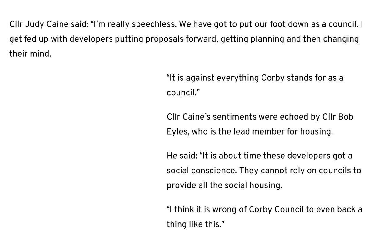 At Priors Hall, the S106 has been renegotiated more times than I care to remember and developer BeLa (same original owners as Little Stanion) went bust. Millions has been lost to the taxpayer. The last time they renegotiated their S106 in 2019, this is what councillors said.. /21