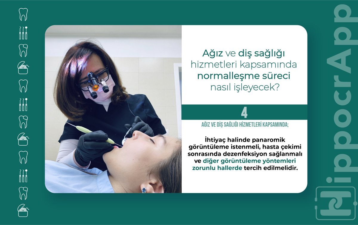 MedklikApp's tweet photo. Ağız ve diş sağlığı hizmetleri kapsamında normalleşme süreci nasıl işleyecek?
https://t.co/RduUFeMI6g
#HippocrApp #Tıp #Hekim #DişHekimi #Vaka https://t.co/0pUa8DPrvk