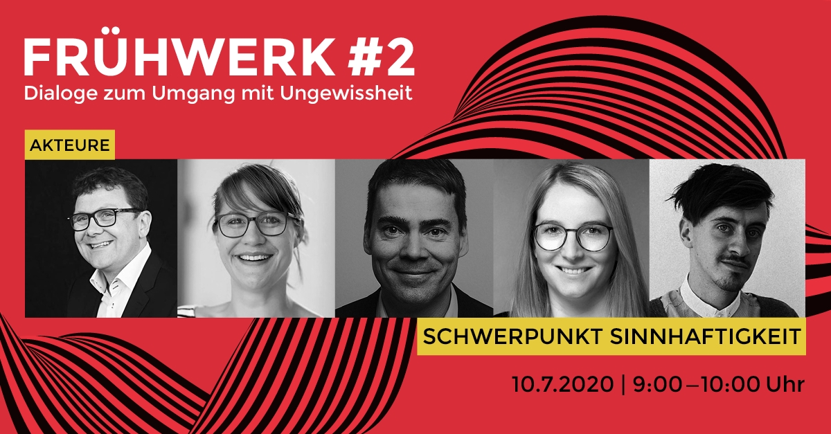 Macht Purpose Sinn?

Unsere Gäste: Journalistin Sarah Beha, Betriebswirtschaftler Timo Meynhardt und Unternehmerin und Regisseurin Annalena Maas.

eventbrite.co.uk/e/fruhwerk-2-s…

#ageofartists #frühwerk #ungewissheit #creativecompany #kreativität #innovation #purpose #sinnhaftigkeit
