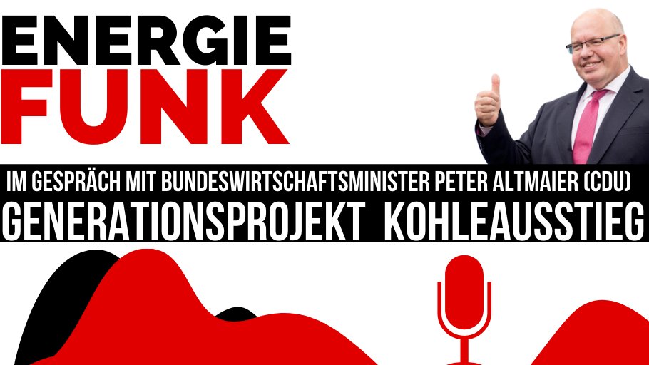 zeitung_energie's tweet photo. Im aktuellen E&amp;M-#Podcast #Energiefunk geht es um den am 3. Juli beschlossenen #Kohleausstieg Deutschlands bis spätestens 2038. Zu Wort kommen @peteraltmaier und die Ministerpräsidenten @reinerhaseloff, @MPKretschmer, @ArminLaschet und Dietmar Woidke.➡️https://t.co/FJ4iNAxiWv https://t.co/pXq5x7ucQB