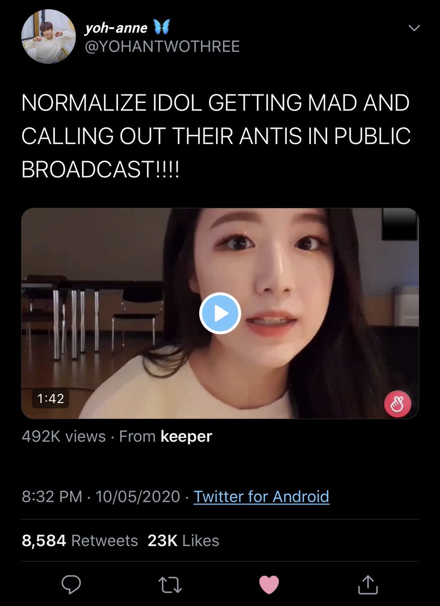 Shuhua going viral for responding to an hater  @G_I_DLE