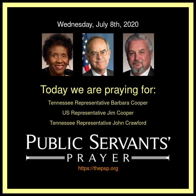 Praying4_TN's tweet photo. Today we are praying for Rep. Barbara Cooper, @repjimcooper and Rep. John Crawford - https://t.co/BS6f6DvCHG https://t.co/2DNUfNkOs8