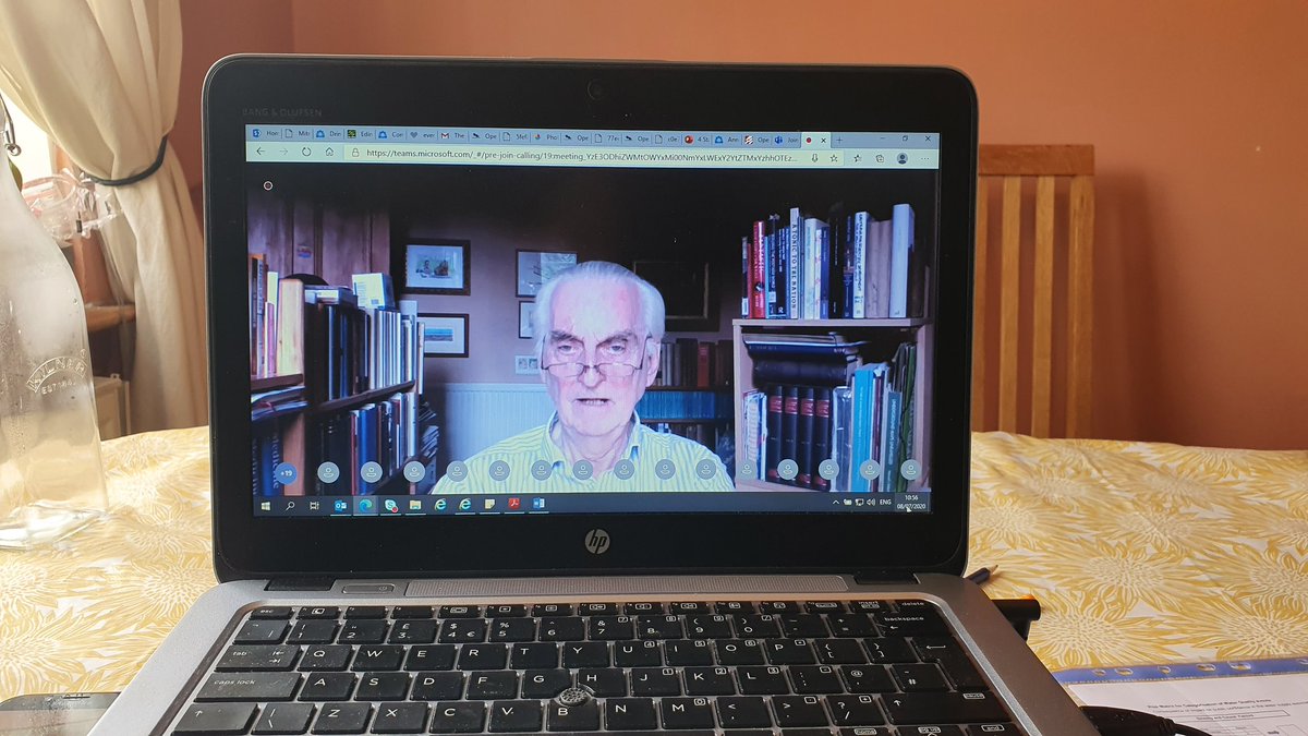 DWQRScotland's tweet photo. Online training with Prof Pennington today #LearningOnLockdown https://t.co/T8jb4qHnAK