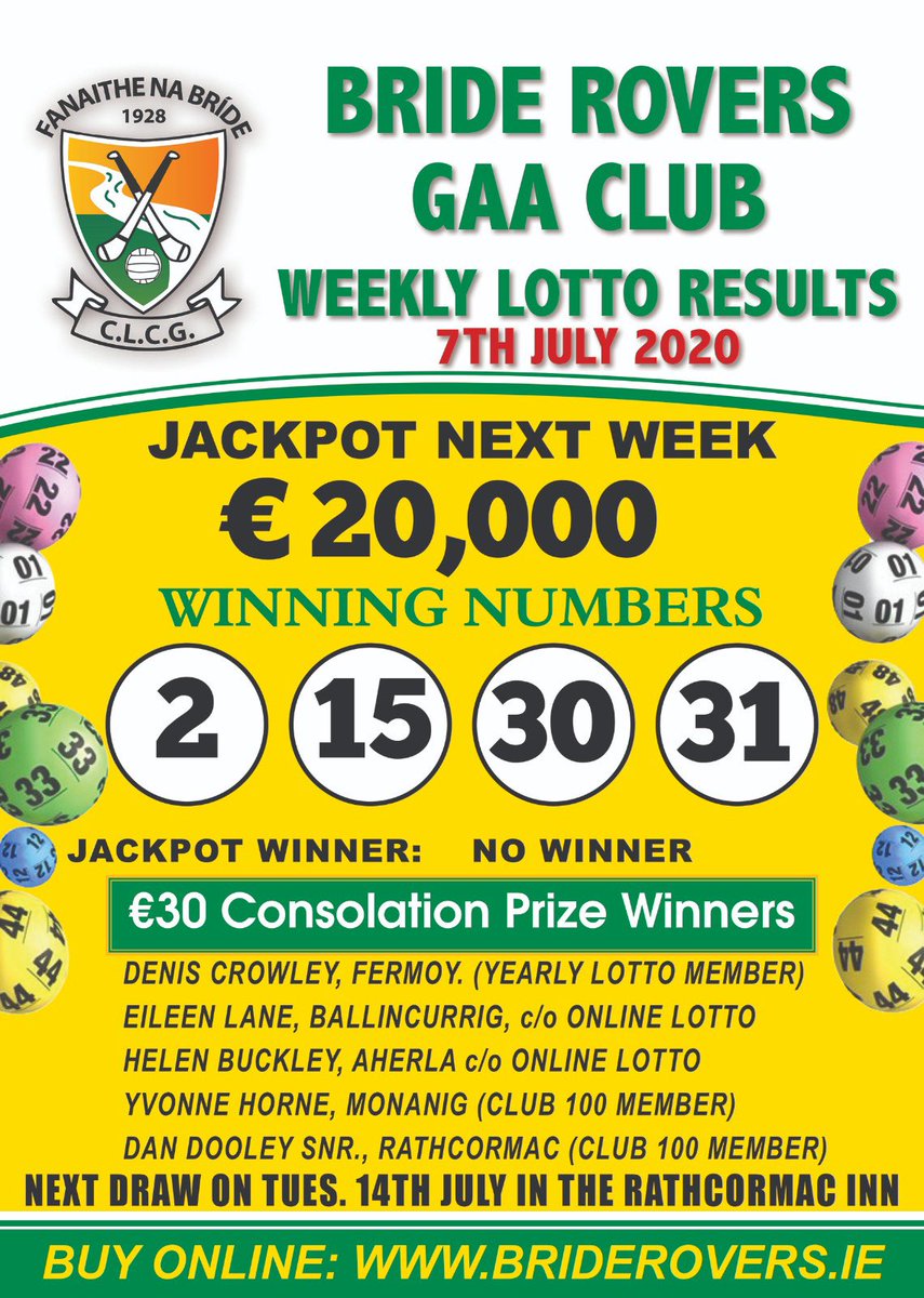 last night's lotto numbers please