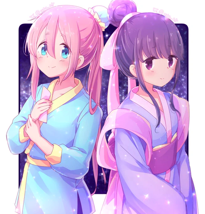 七夕でした??
#ゆるキャンΔ #各務原なでしこ #志摩リン
#Yurucamp #七夕 