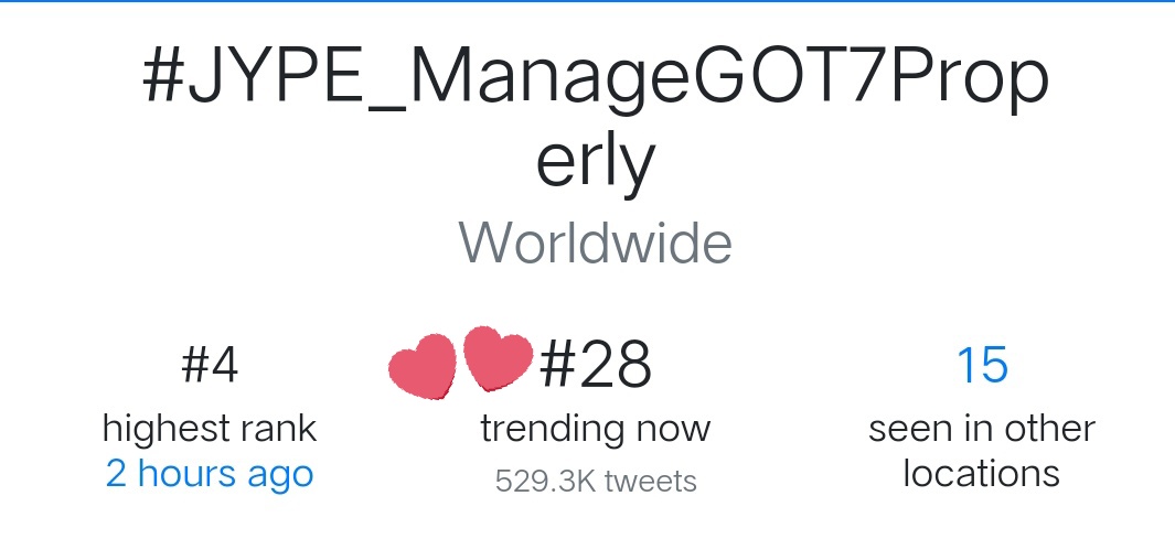 BingSu_PH's tweet photo. #JYPE_ManageGOT7Properly surpassed 500K tweets already 🔥

#GOT7 @GOT7Official https://t.co/IrEUTmgsbS