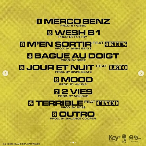 16x16FR's tweet photo. #TRACKLIST : Découvre la tracklist du projet "#JulyKey" de Key Largo à paraître ce Vendredi 10 Juillet !
Feats : @Leto_PSOTHUG , @4keus_Officiel et @CincoForReal
@keylargooo https://t.co/lEX1fipN82