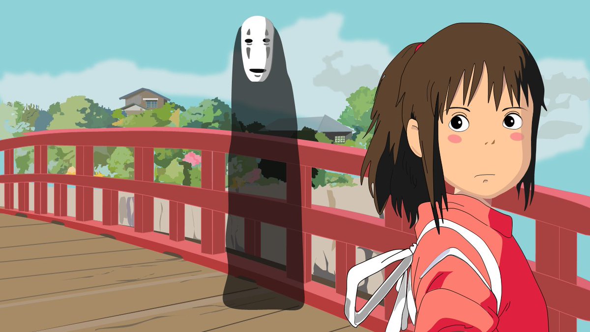 Spirited Away using PPT!!!After weeks, it is now COMPLETE!!! #artPH  #pptart