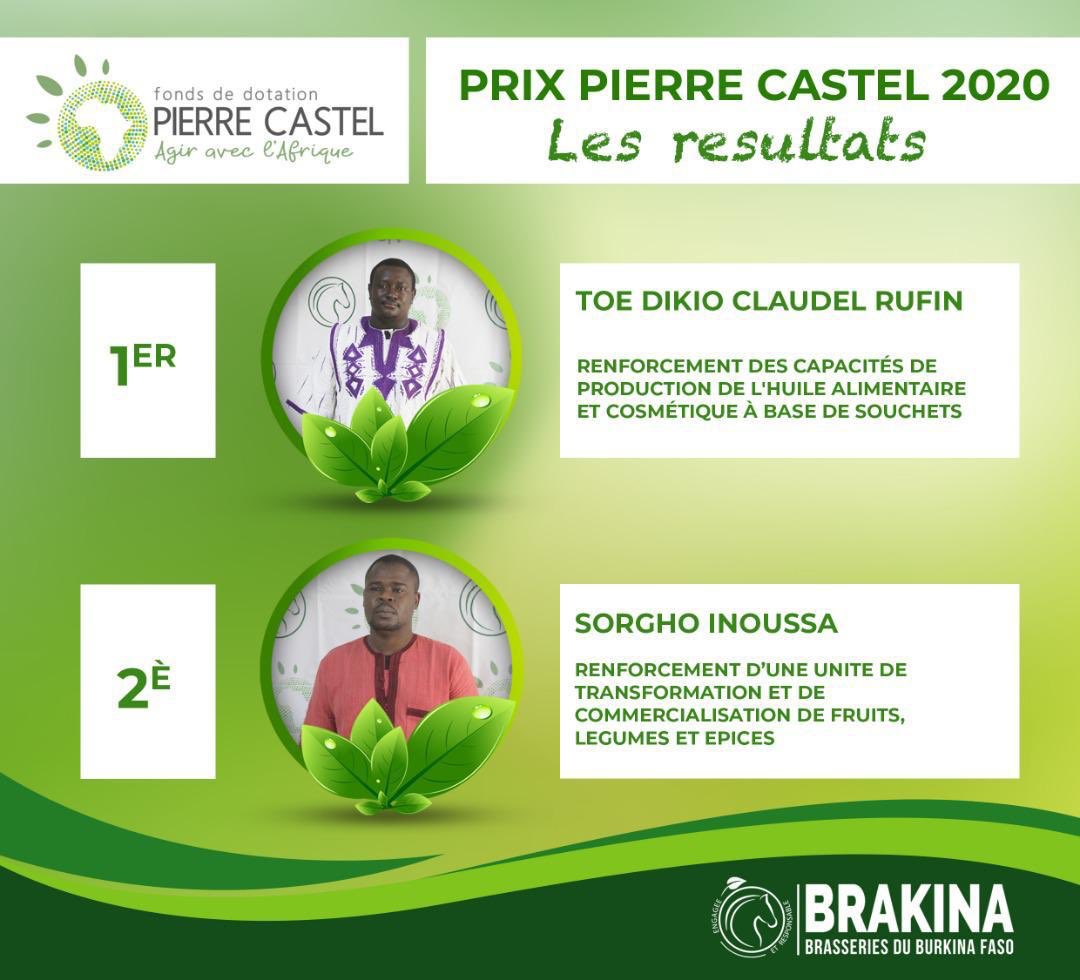 flavienkouatcha's tweet photo. Chaleureuses félicitations aux lauréats 🇨🇲🇨🇮🇨🇩🇧🇫 du #PrixPierreCastel2020
Être entrepreneur, c'est participer à densifier et valoriser l'économie de son pays. Chaque pas dûment marqué, avec ou sans résultat direct, est une flèche à votre arc.
Allez & brillez pour notre #Afrique ! https://t.co/0kKjCZoiDM