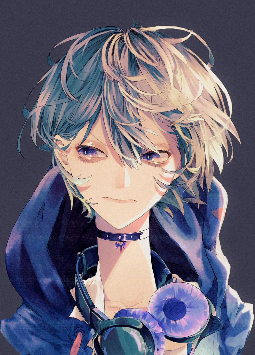 よその子の顔だけ描きたい シロピーしゃんちの子 描かせて頂きました 白髪美少 鯨の肩甲骨 修行中のイラスト