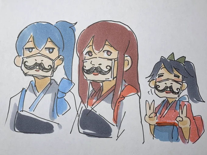 ひげマスク 