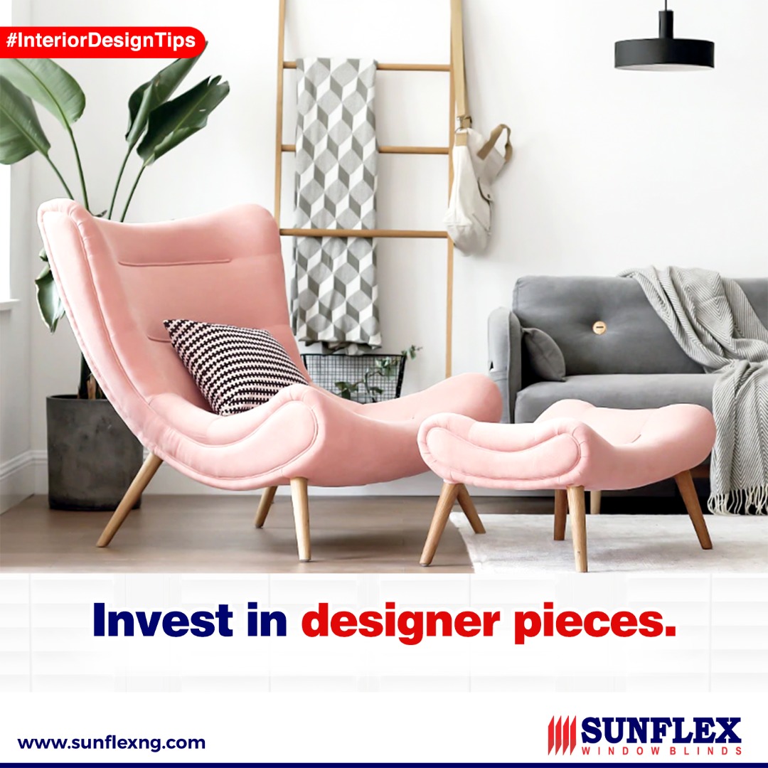 SunflexBlindsNG's tweet photo. Designer furniture gives your space a unique look, and doesn't go out of fashion quickly. So, consider investing in them for decorating your home.

#interiordesign #design #interior #homedecor #architecture #home #interiors #decor #homedesign #interiordesigner #art #furniture https://t.co/EAGWFxpSC2