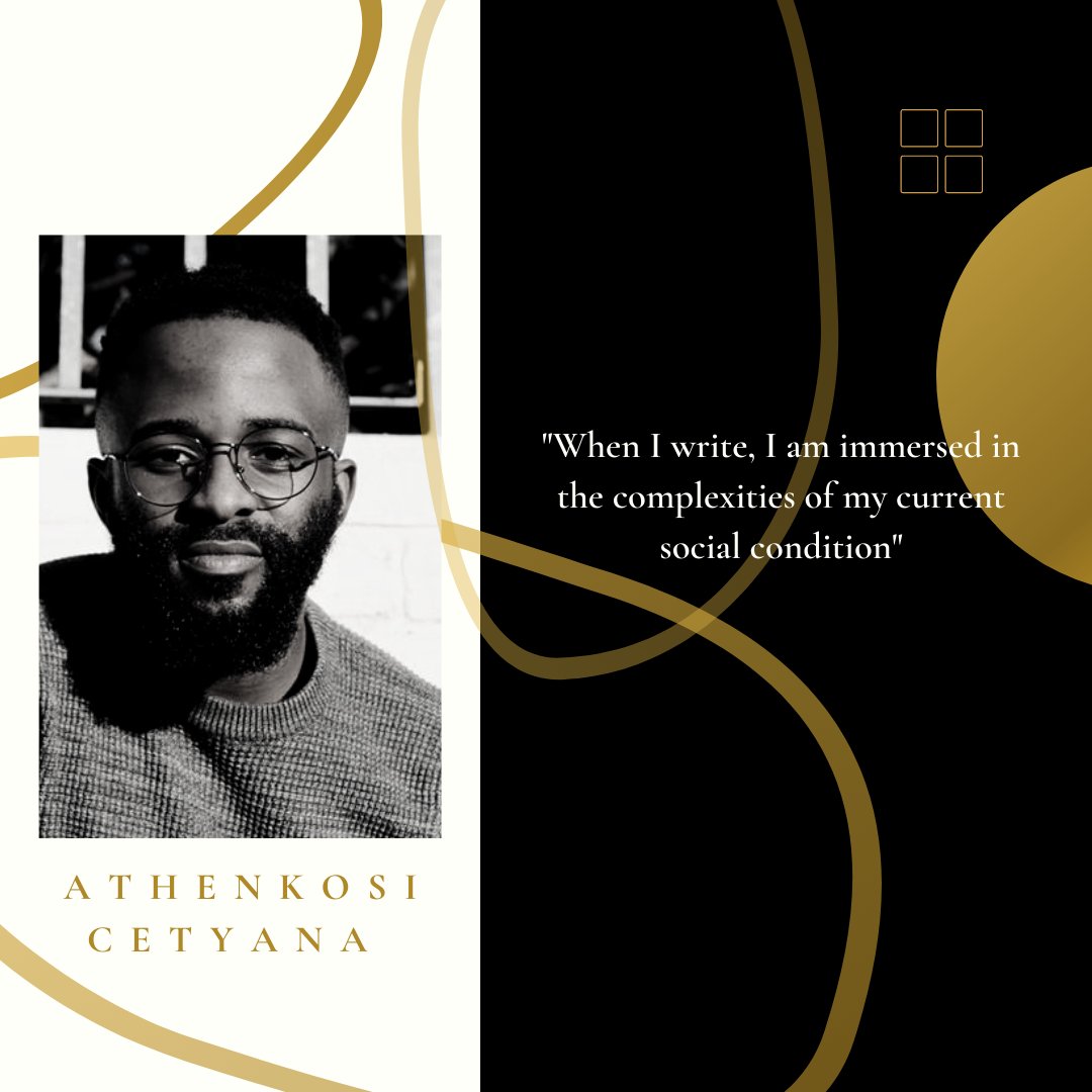 acallforequity's tweet photo. Next up we have Athenkosi. Athi writes non-fiction, short essays, and poems. His work is available in the links below
Competition work:
https://t.co/3SLlpNynUV
Biography on Cover2Cover Books:
https://t.co/56FcNJ4JKZ
#reimagineus
@athii_c https://t.co/BgDbQymyMy