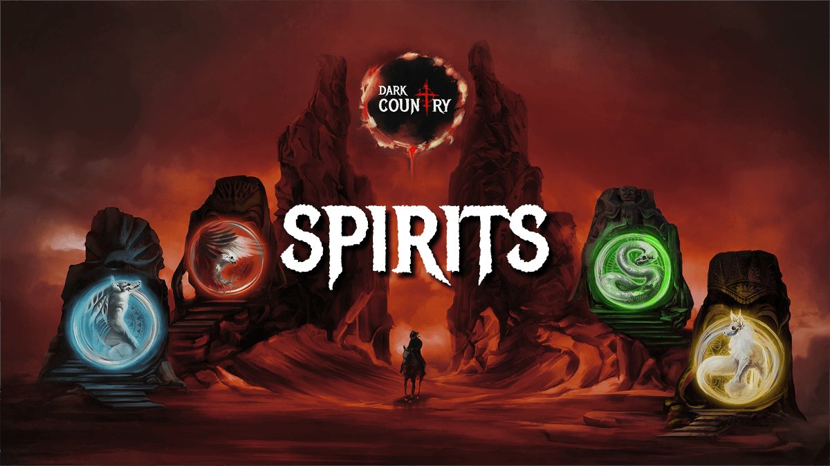 DarkCountryGame's tweet photo. ☠️ Want to make your NFT 10X rarer? Do it with Dark Country Spirits 👻
#cardgames #NFTmemory
https://t.co/UazSawEcGD https://t.co/bNGesFG5pa