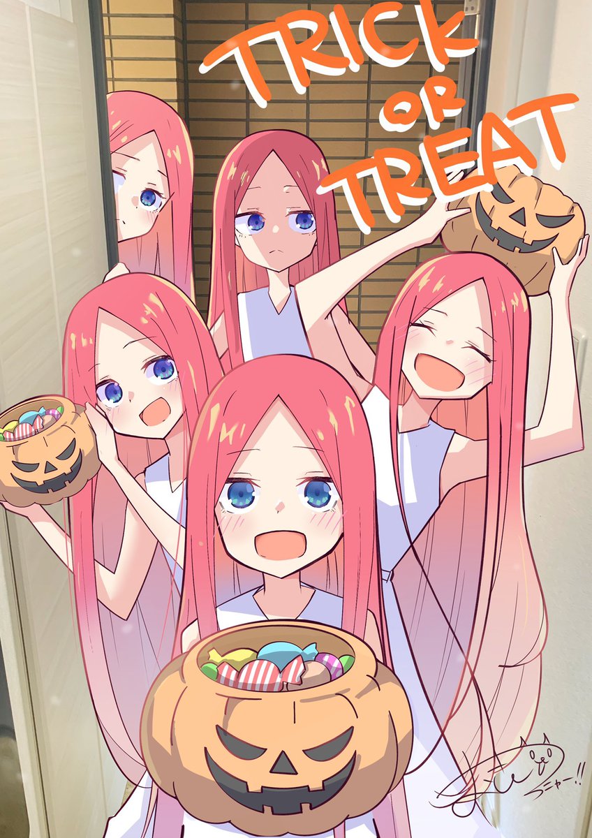 ぬぬぬさんからバトン頂きました こーゆーの初めてなので嬉しい 主に五等分の花 おきひろ 自称神絵師のイラスト