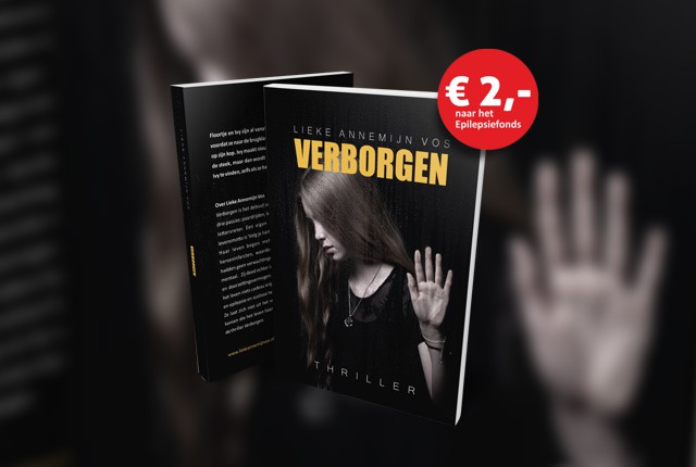 Jeugdthriller Verborgen geschreven door onze dochter. Bij elk verkocht boek gaat er €2,- naar het Epilepsiefons! liekeannemijnvos.nl #spannendjeugdboek