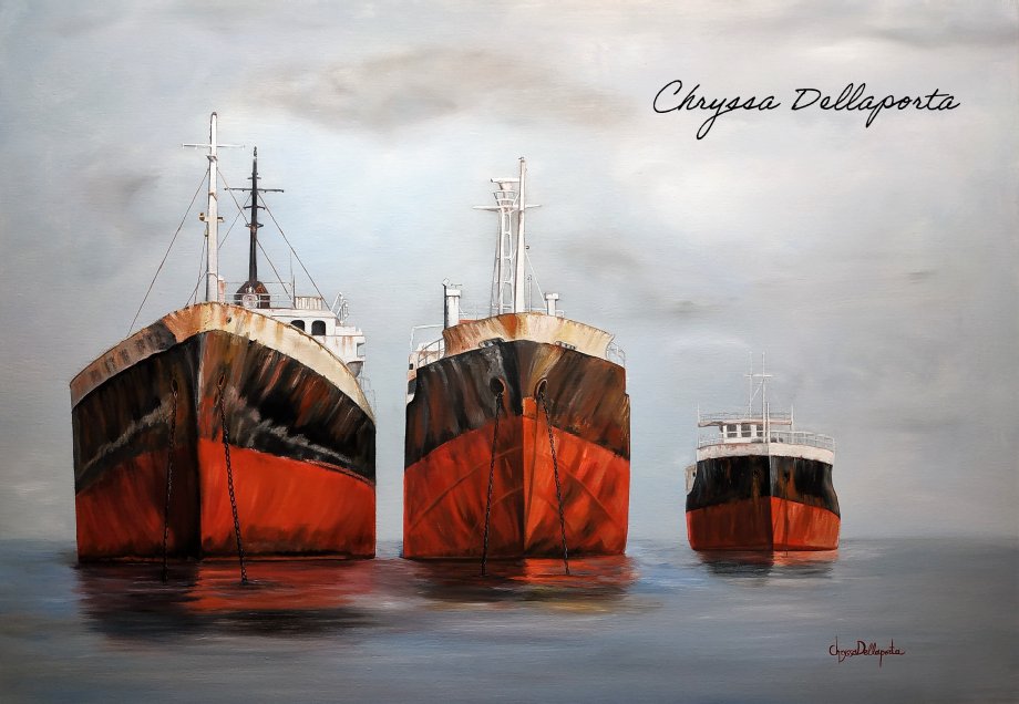 crisadelaporta's tweet photo. my #painting #marineart #marineartist #marinegreekartist #chryssadelaporta #oiloncanvas https://t.co/yrLDxtO8u5