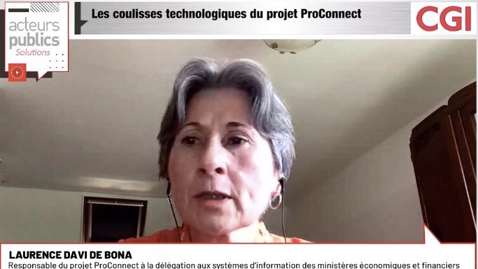 acteurspublics's tweet photo. Laurence Davi De Bona : ProConnect vise a proposer des modalités d'inscription simplifiées afib que tout représentant légal soit reconnu automatiquement sans autre démarche légale #RAP2020 #Administrations #tTransfoNum https://t.co/1F5rvcgV9j